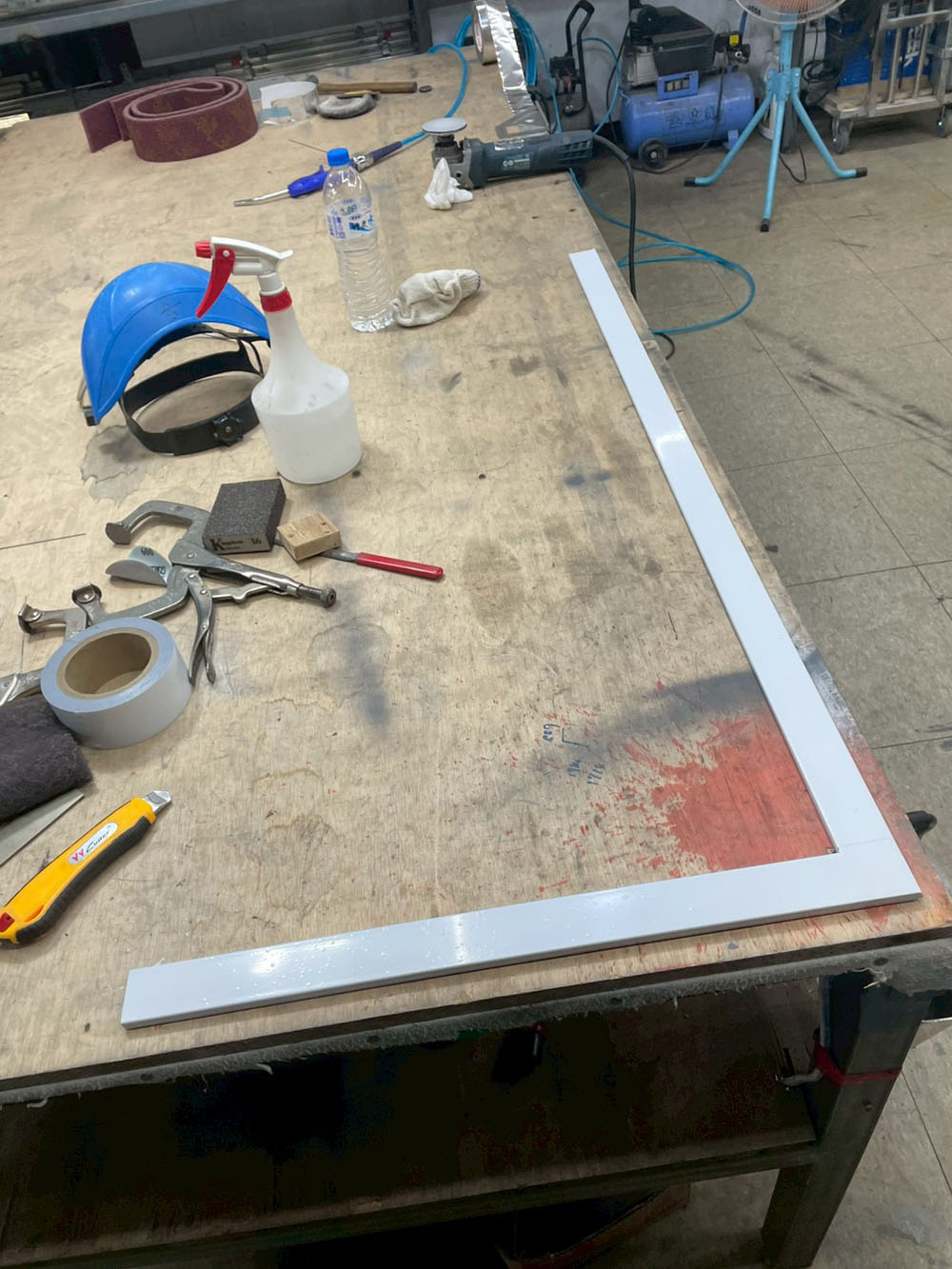 毛絲面欄杆+毛絲面扁管